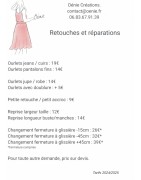 retouches et réparations